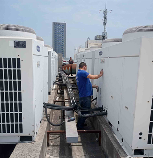 翁源中央空调制热和不制冷系统维修方法